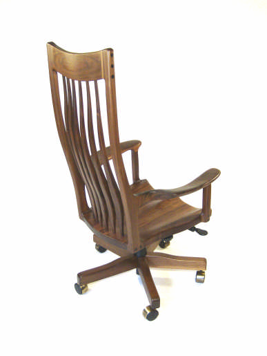 Excelsior Swivel Chair, back