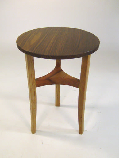 Walnut and Cherry Side Table